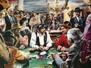 le poker au western
